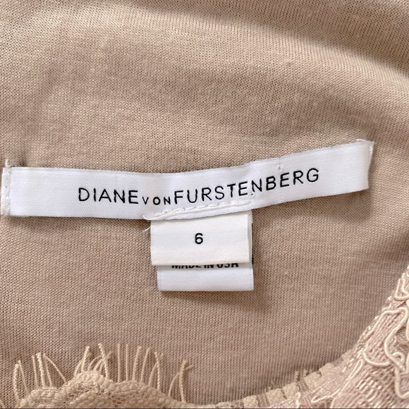 Diane Von Furstenberg Zarita Lace Sheath SZ 6 - Picture 11 of 15